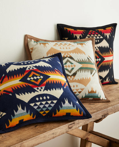 Pendleton Jaquard Pillow; Nehalem Navy