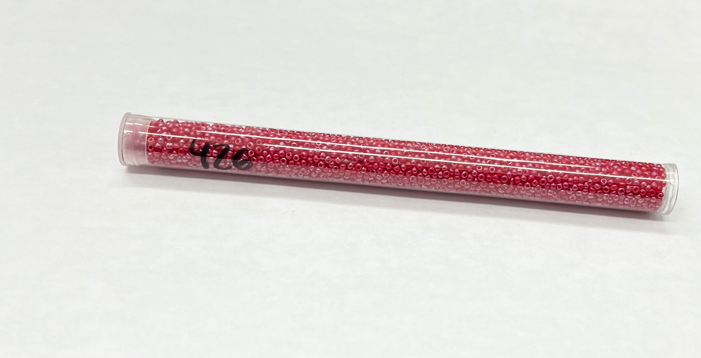 11 Seed Beads #426 Cherry Red