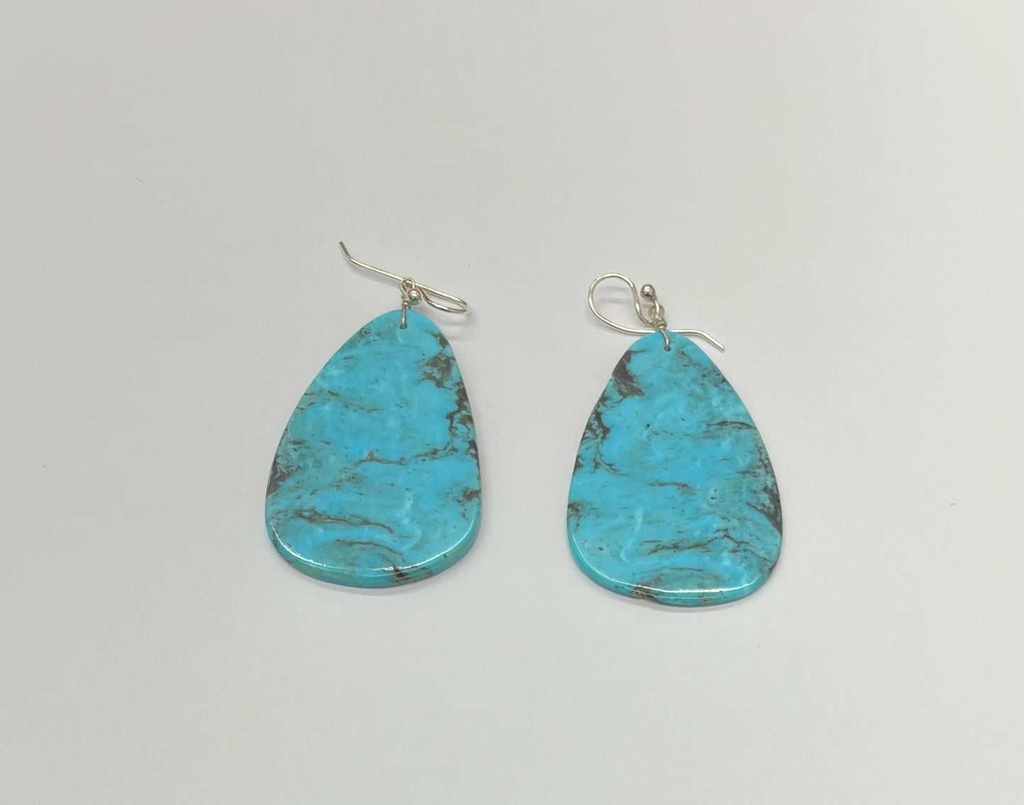 Turquoise Slab Earrings