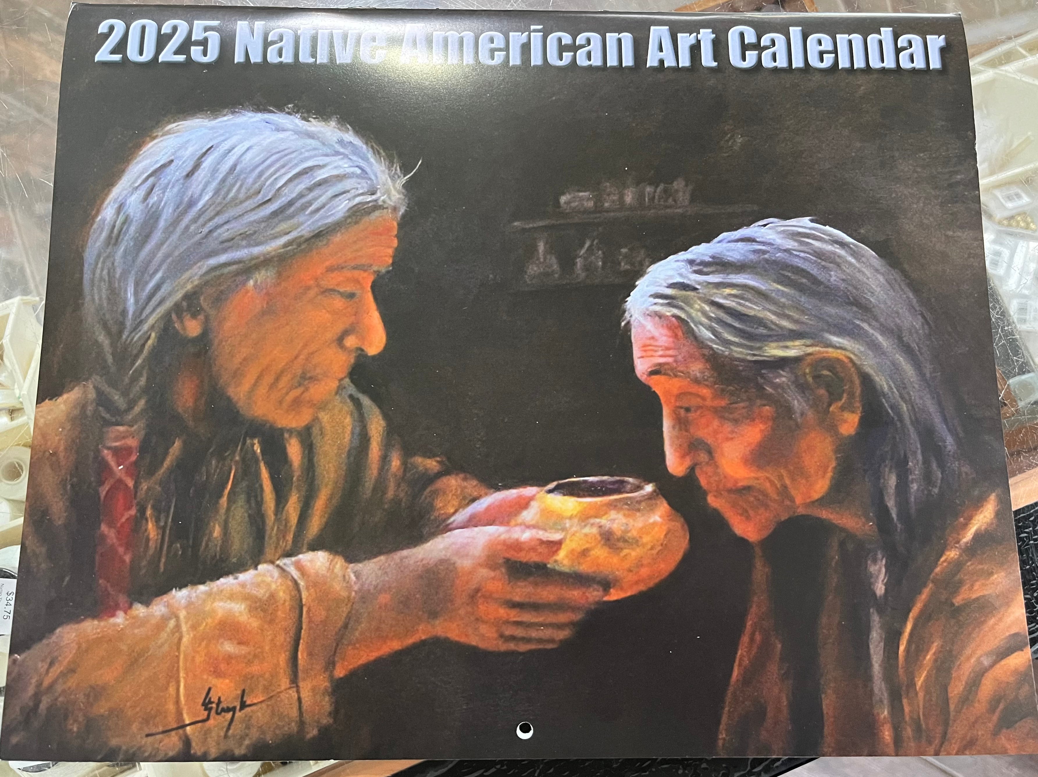 2025 Native American Art Calendar McKees s Indian Store 2025-native-american-art-calendar-mckees-s-indian-store