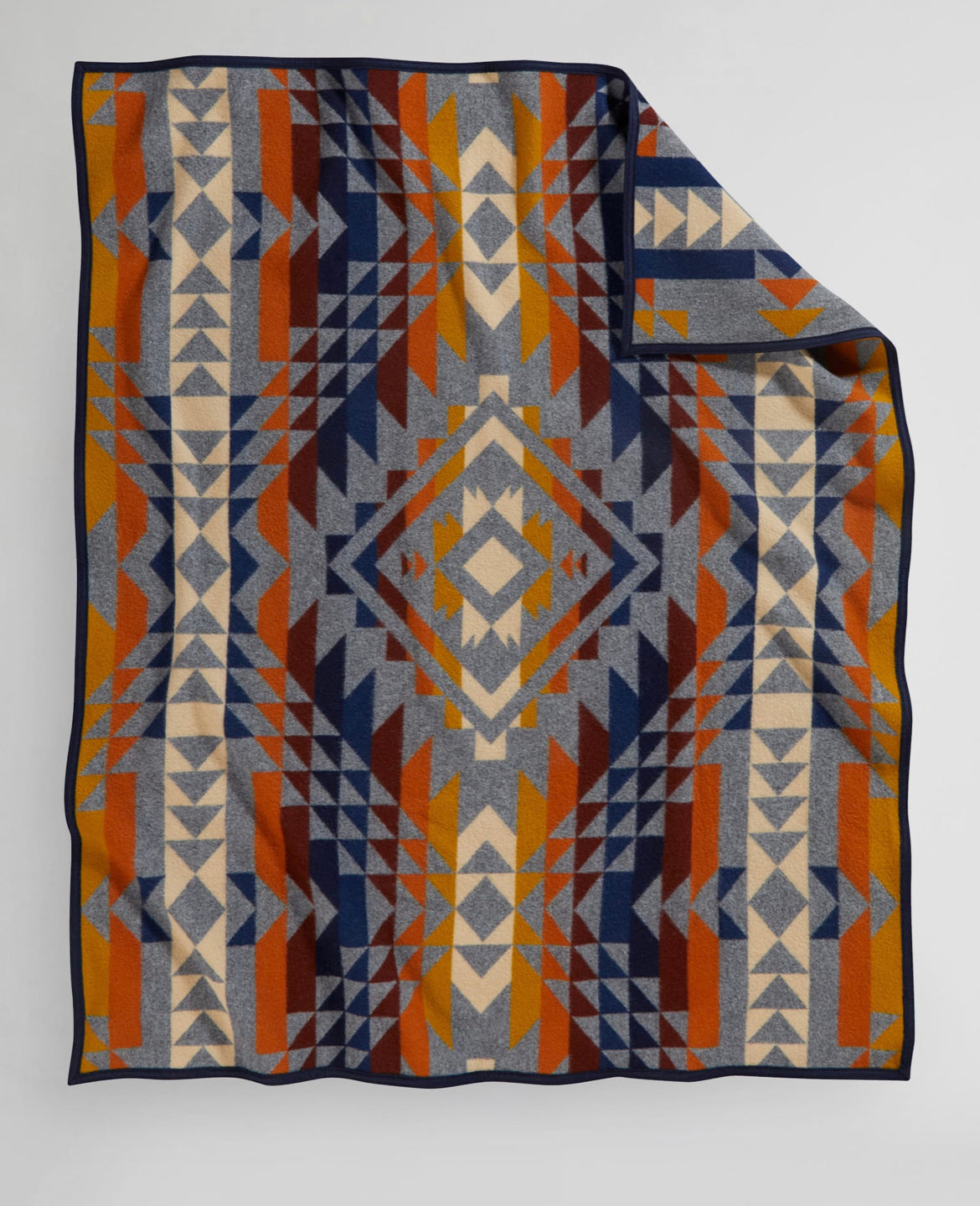 Pendleton Jacquard Napped Throw; Smith Rock Grey Mix