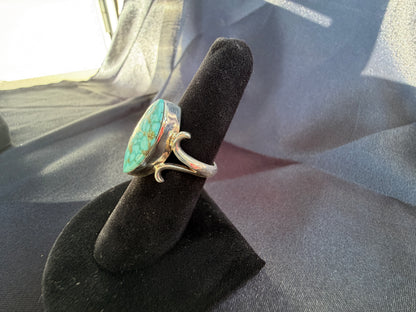 Turquoise / Sterling Silver Ring (Size 7)