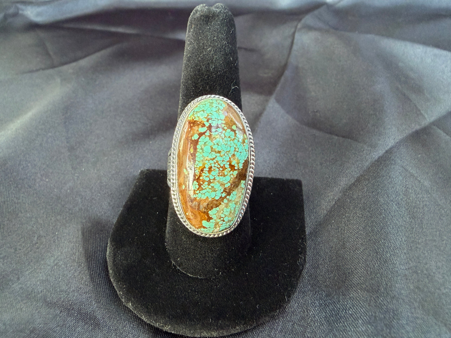 Turquoise/Sterling Silver Ring (Size 10 1/4)