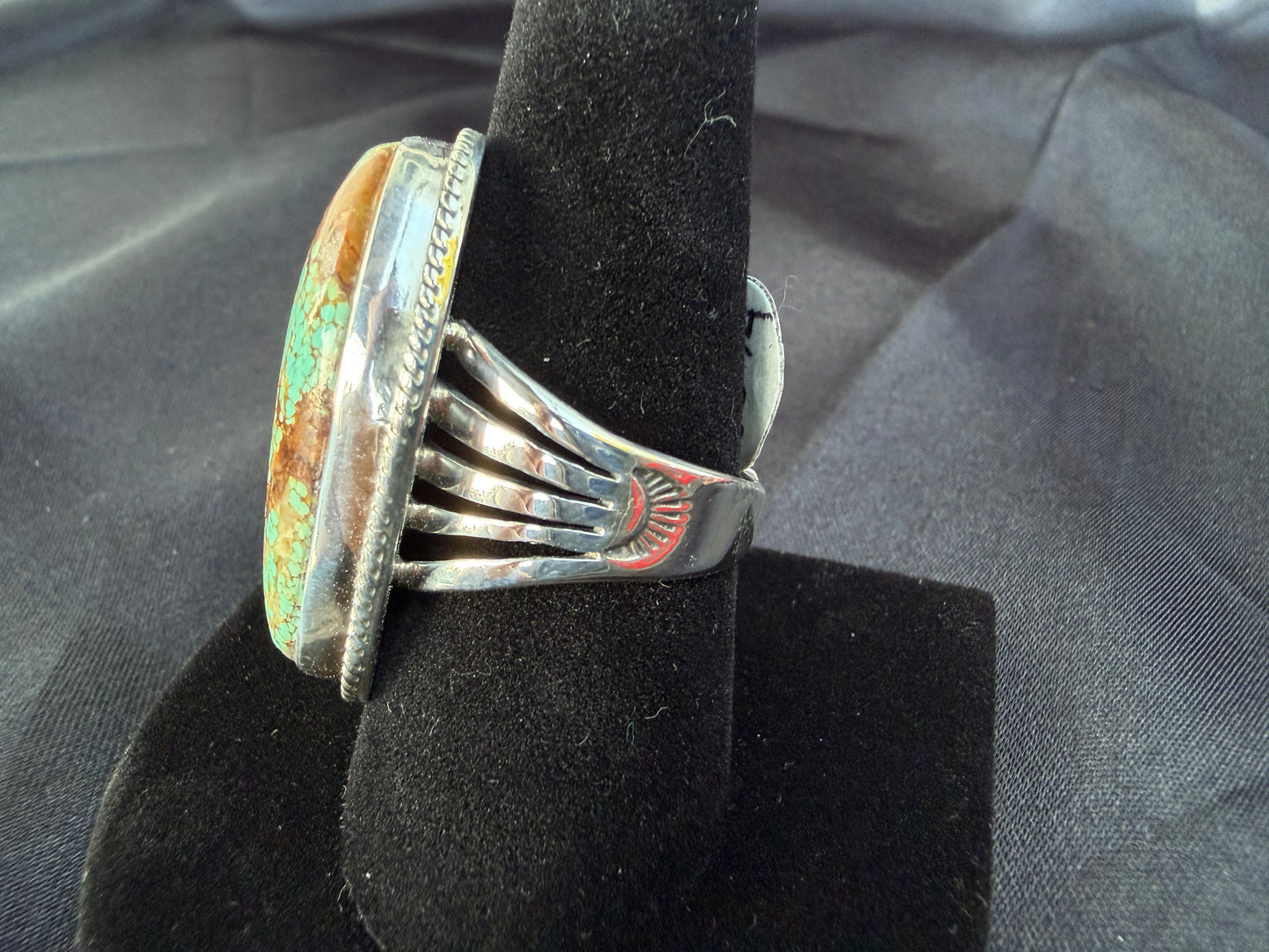 Turquoise/Sterling Silver Ring (Size 10 1/4)