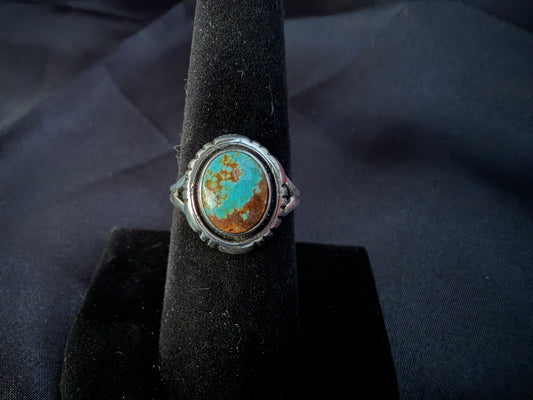 Turquoise/Sterling Silver (Size 7 3/4)