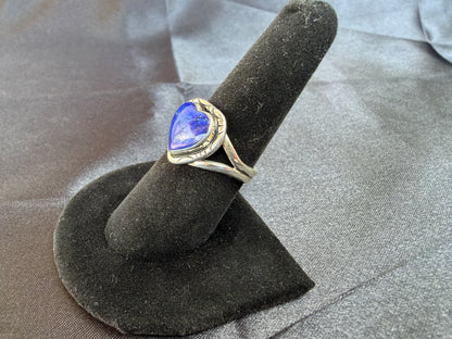 Lapis/Sterling Silver Ring (Size 8)