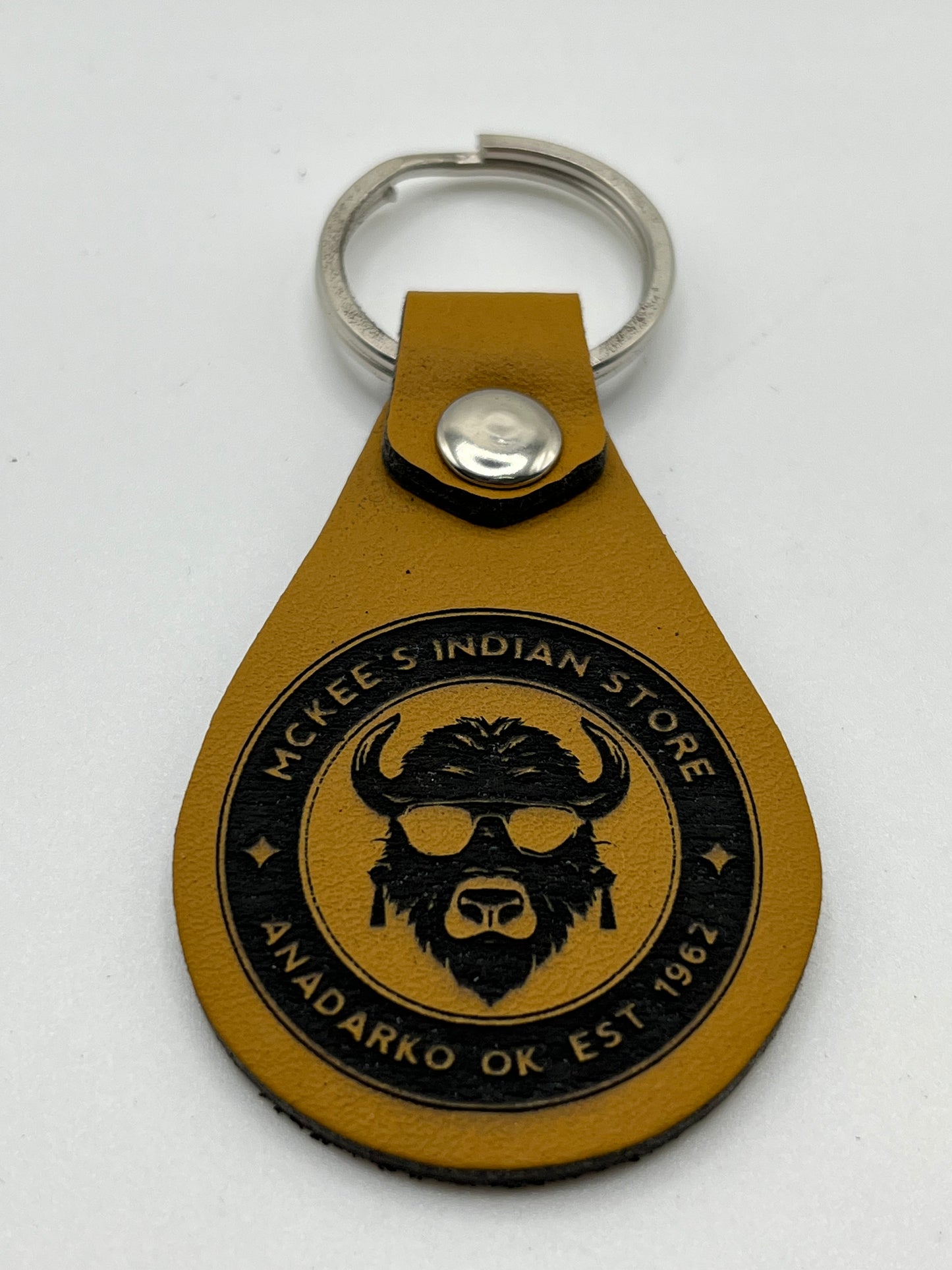 Mckee’s Logo Keychain Gold