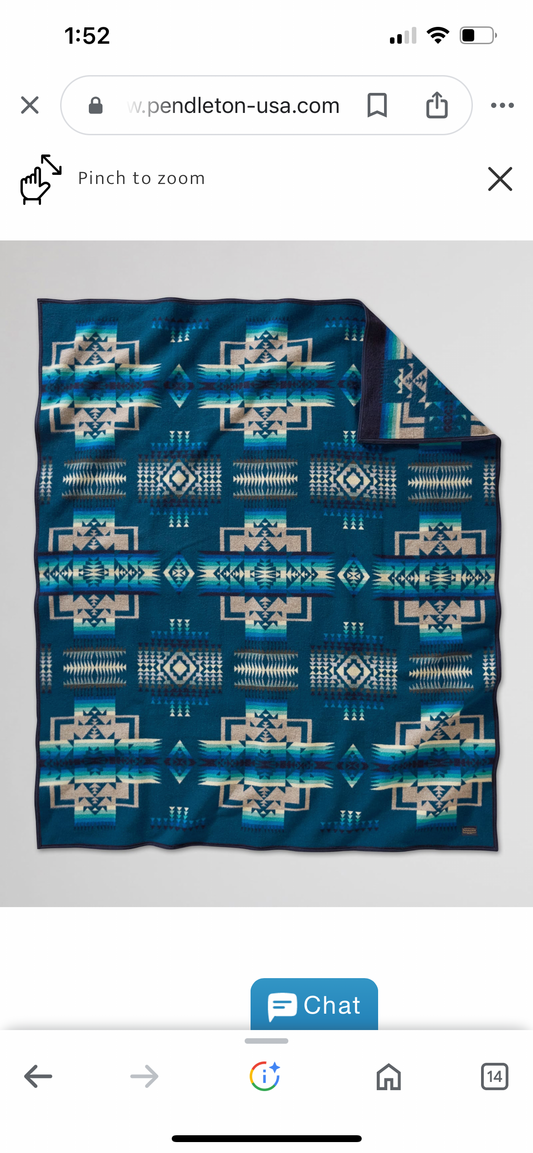 Pendleton Chief Joseph Blanket Aegean