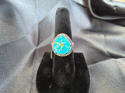 Turquoise / Sterling Silver Ring (Size 6 1/2)