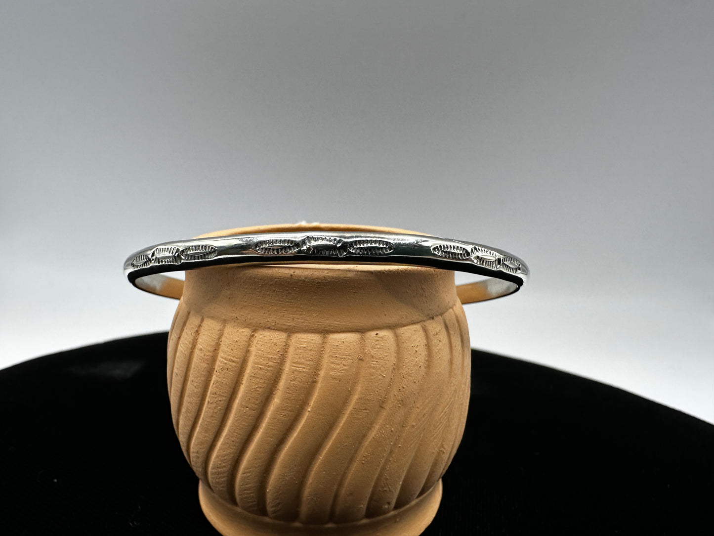 Southern Plains Silver Bangle Bracelet