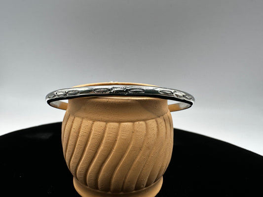 Southern Plains Silver Bangle Bracelet