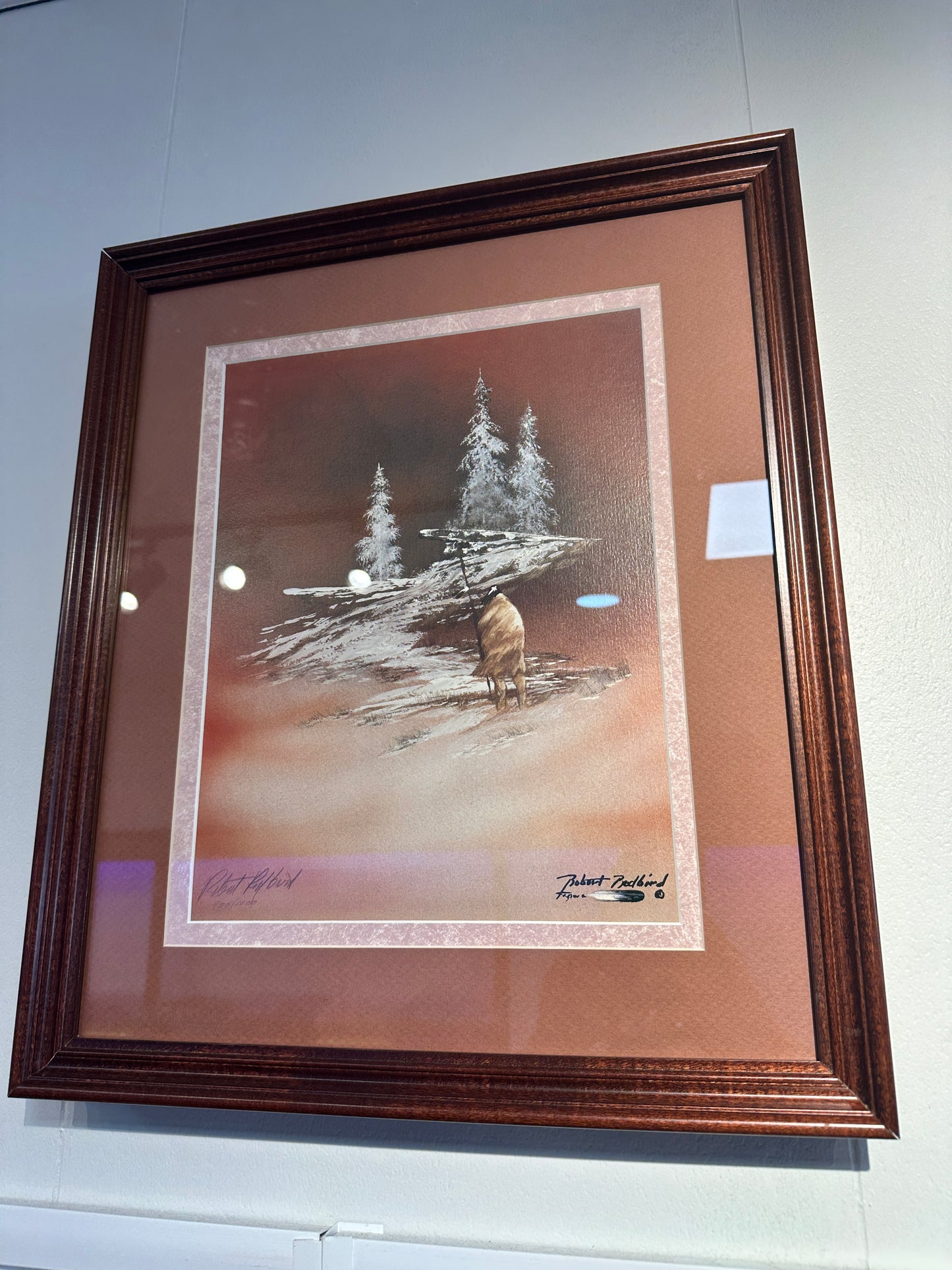 Framed "The Sentinel" - Robert Red Bird