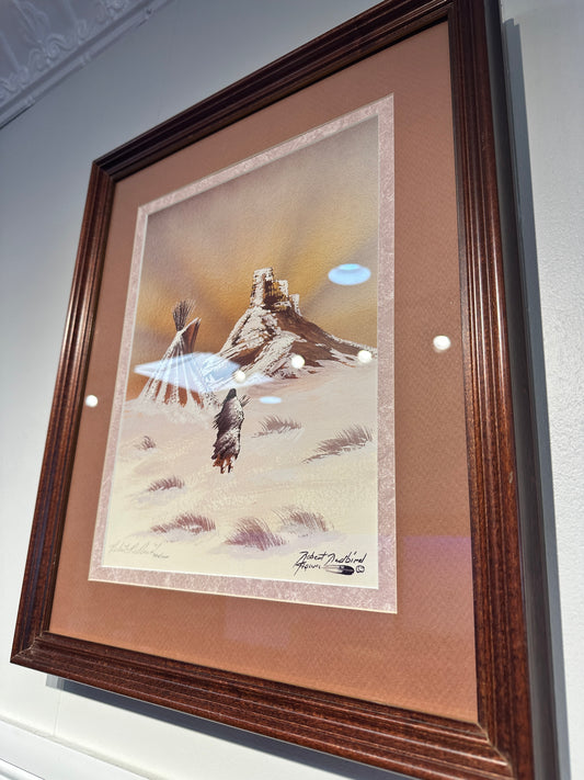 Framed "First Snowfall" - Robert Redbird