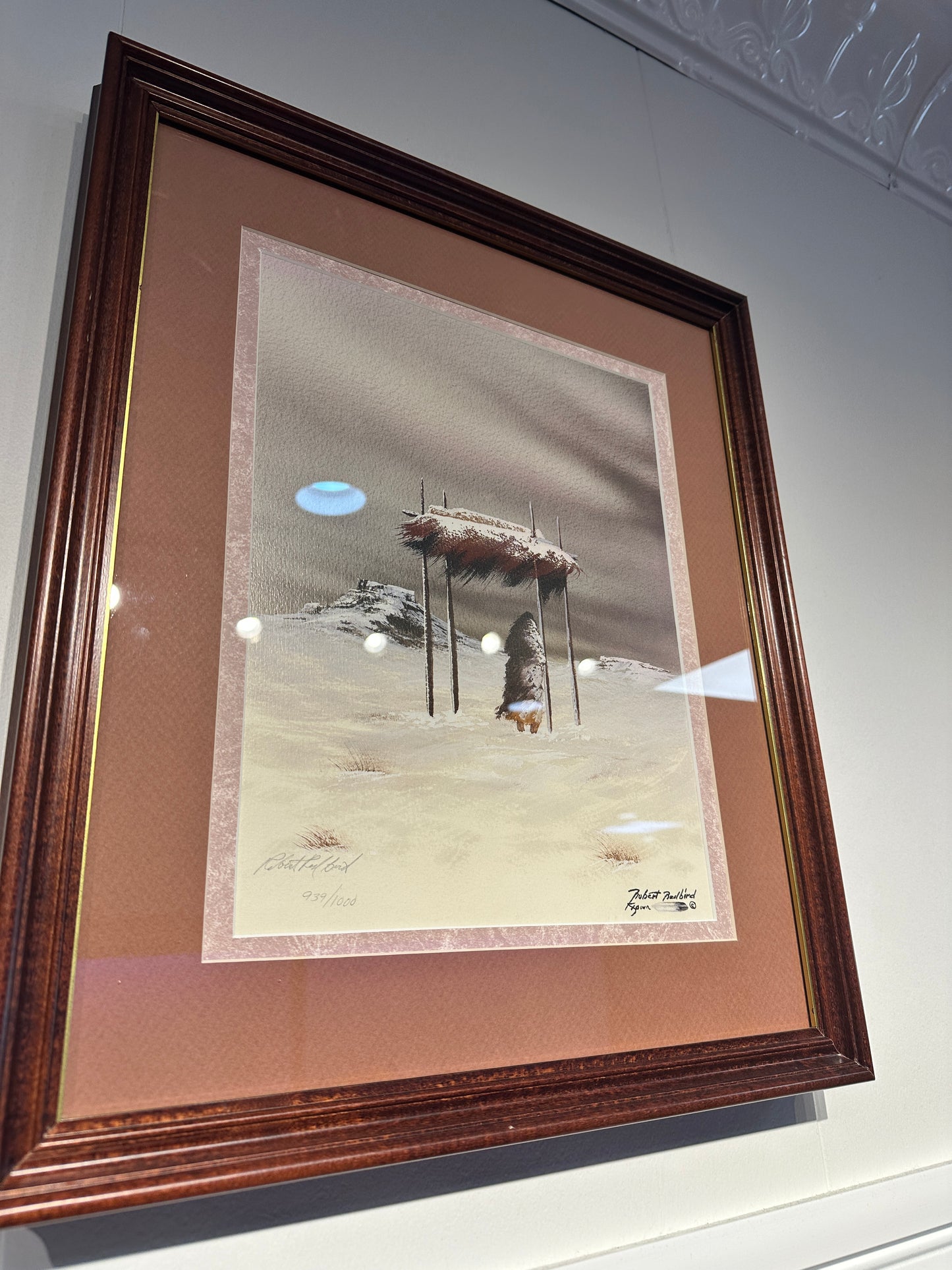 Framed "Mourning Her Brave" - Robert Redbird (Print)