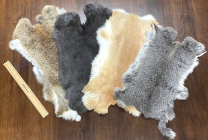Large Natural Rabbit Pelts