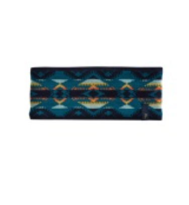 Pendleton Fleece Lined Headband; Nehalem Aqua