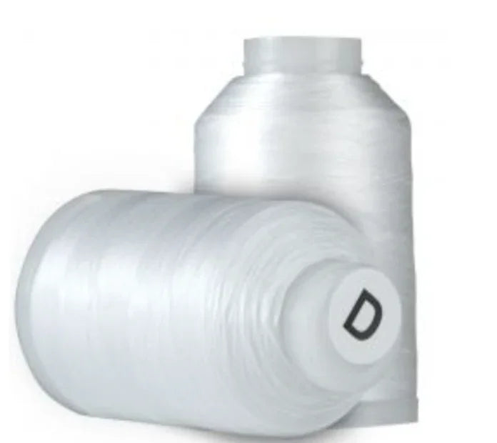 White thread spools for Native American beadwork and craft supplies