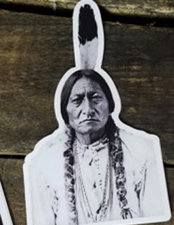 NTVS Vintage Sticker; Sitting Bull