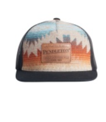 Pendleton Wool Trucker Hat; Sunset Pass Brown