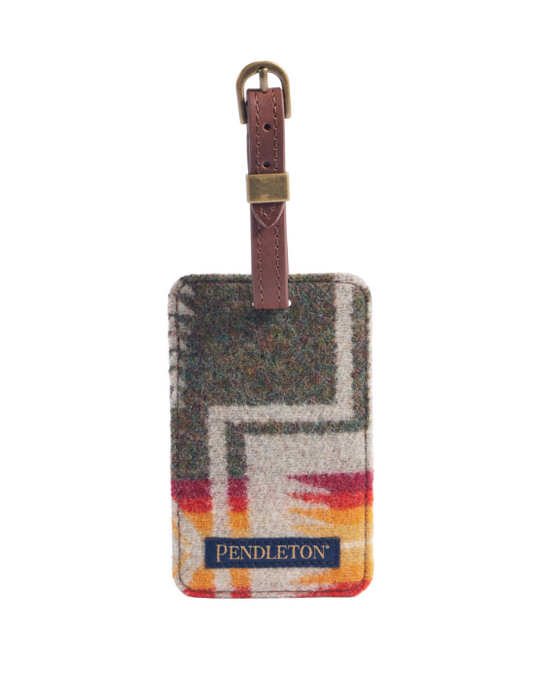 Pendleton Luggage Tag; Harding Olive
