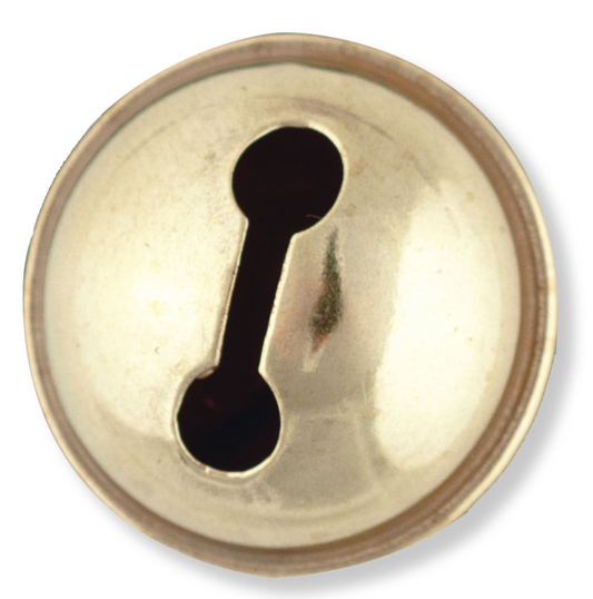 Brass Hawk Bells with Loop; 3/4"