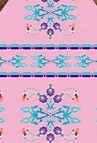 Teton trade Cloth Cotton Fabric; Thurman Pink (by the yard)