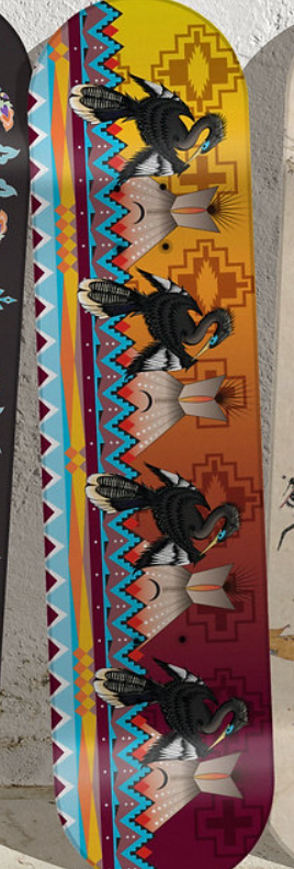 Teton Skateboard Deck; Breezy Waterbird