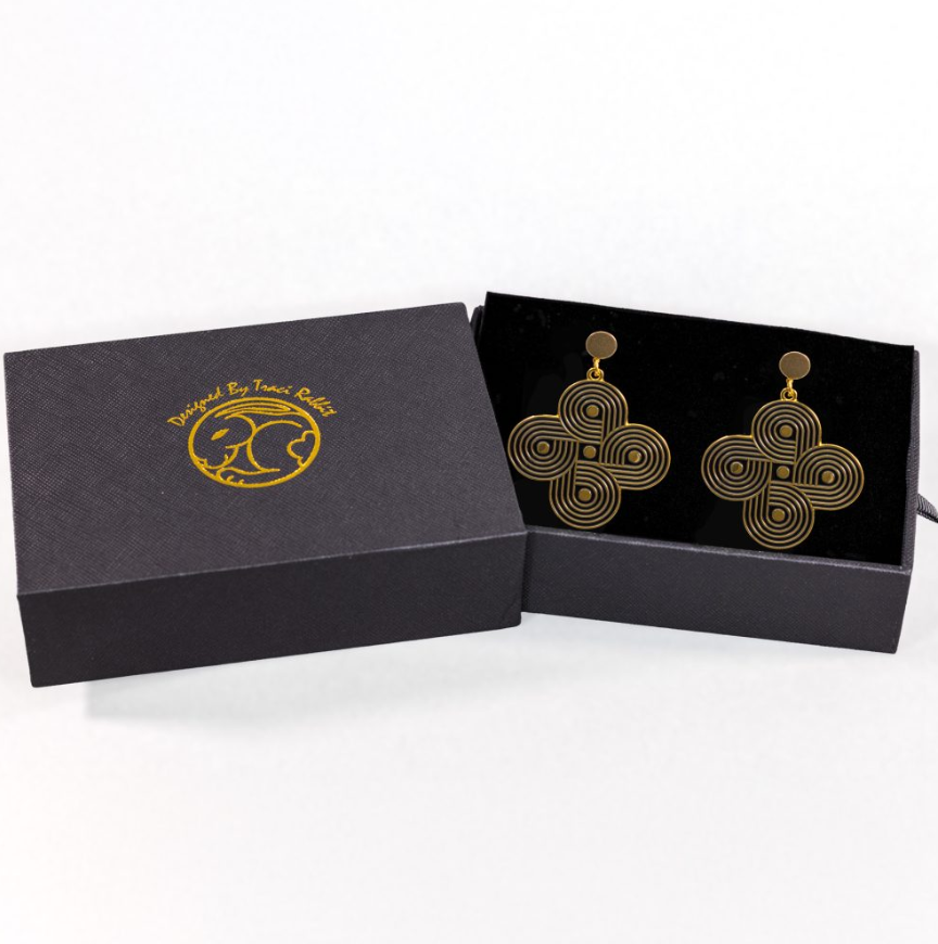 Traci Rabbit Earrings; Four Winds