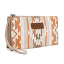 MW Aztec  CAnvas Clutch Tan