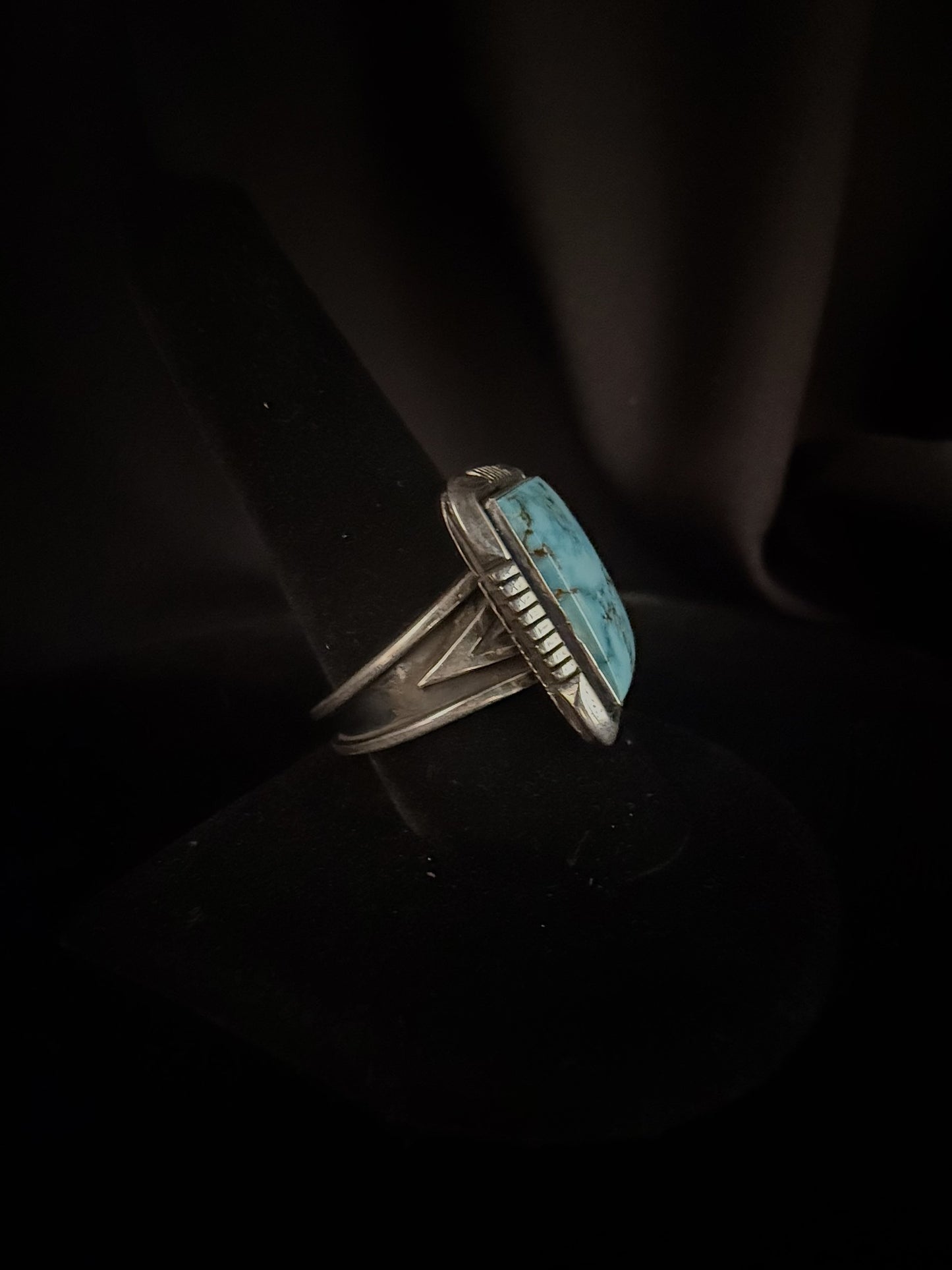 Turquoise/Sterling Silver Ring (Size 10)