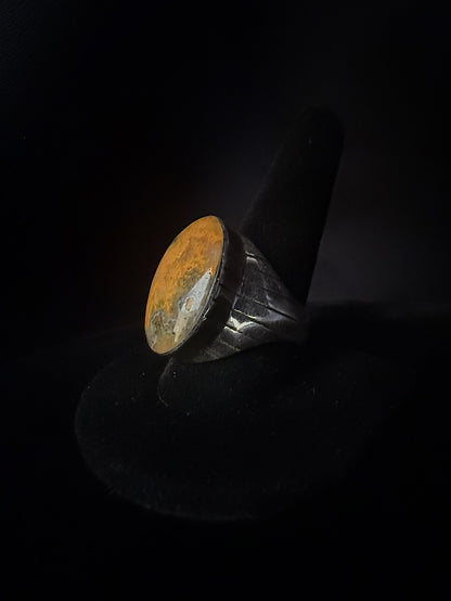 Bumble Bee/Sterling Silver Ring (Size 12 1/2)