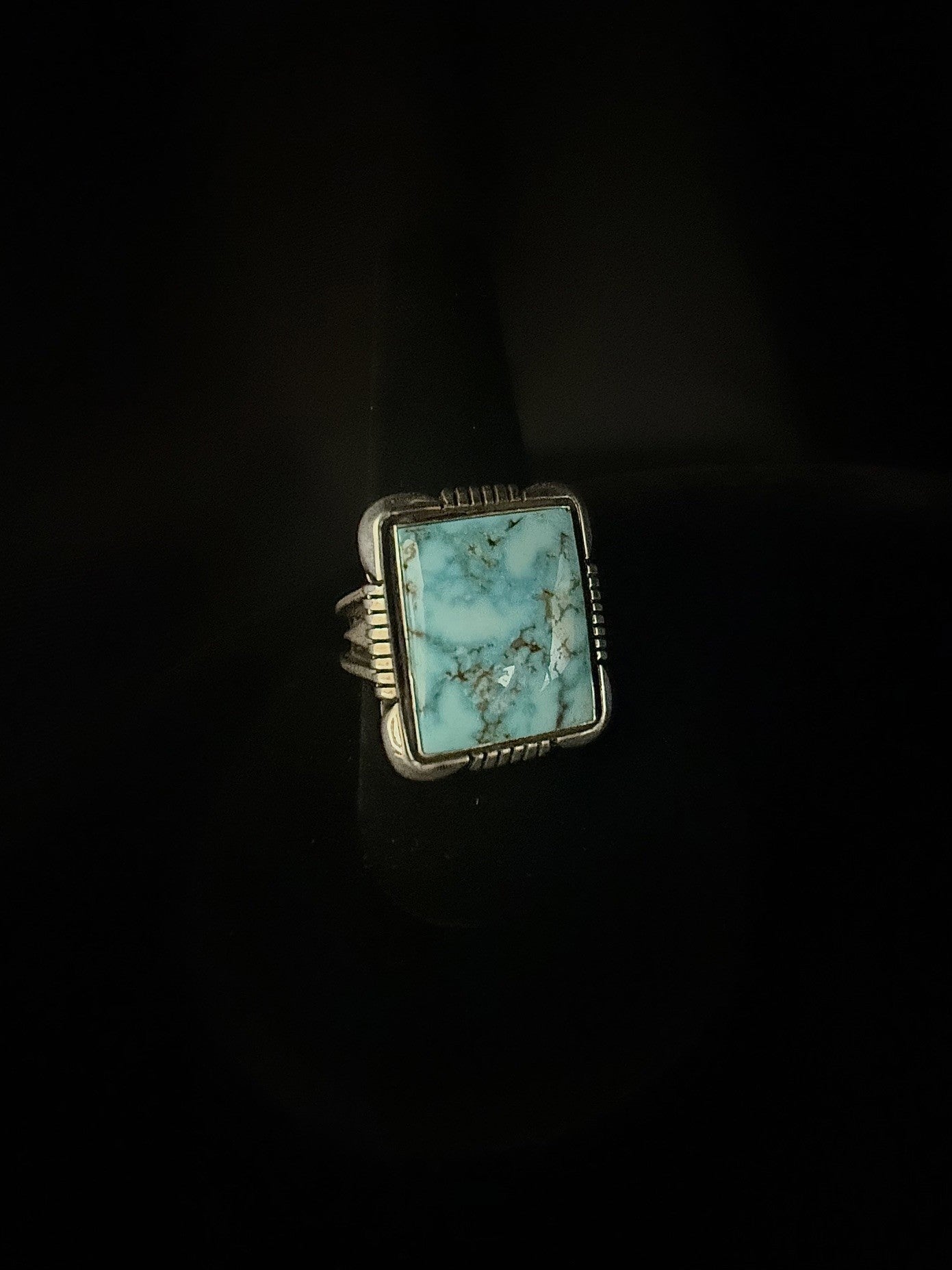 Turquoise/Sterling Silver Ring (Size 10)