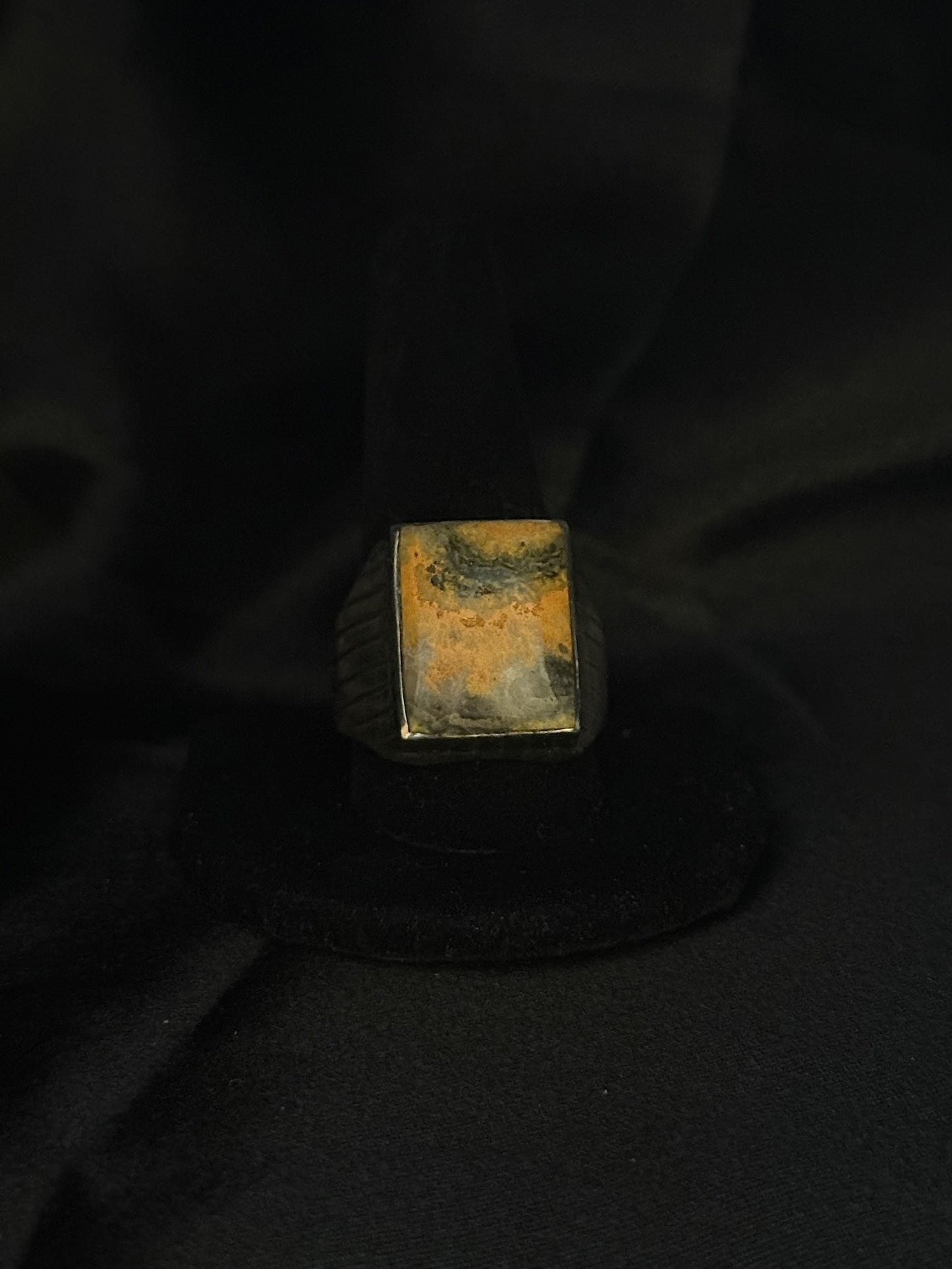 Bumblebee/Sterling Silver Ring (Size 12)