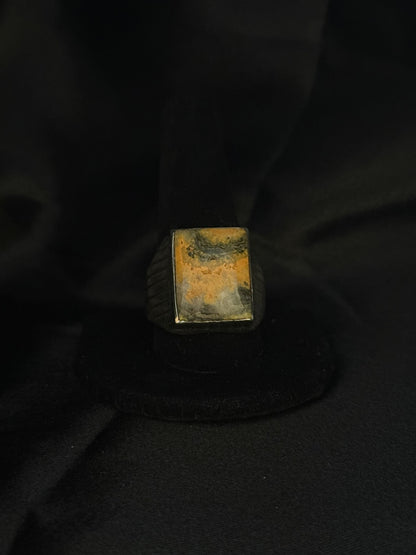 Bumblebee/Sterling Silver Ring (Size 12)