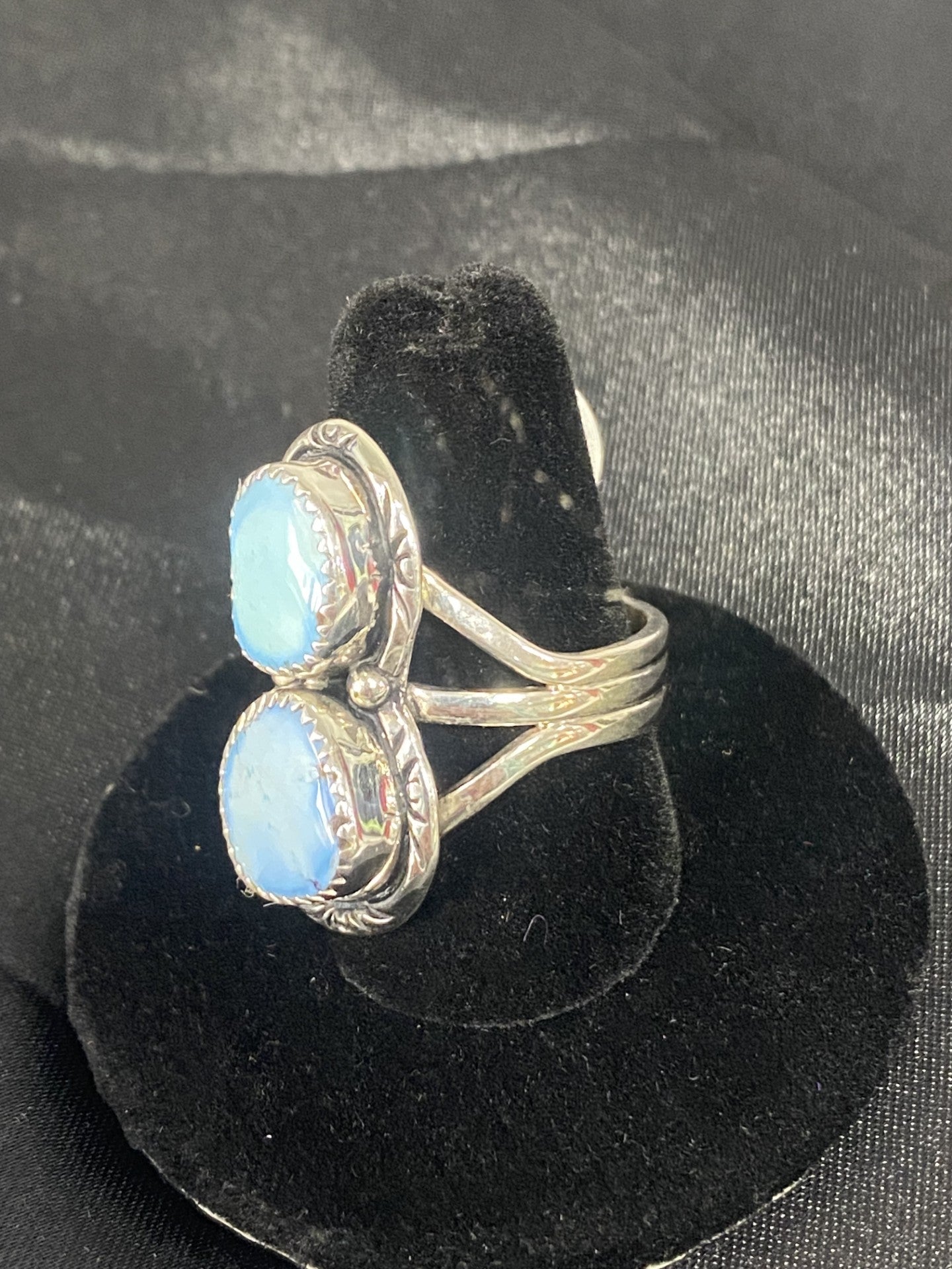 Golden Hills Turquoise & Sterling Silver Ladies Ring