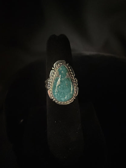 Turquoise/Sterling Silver Ring (Size 6)