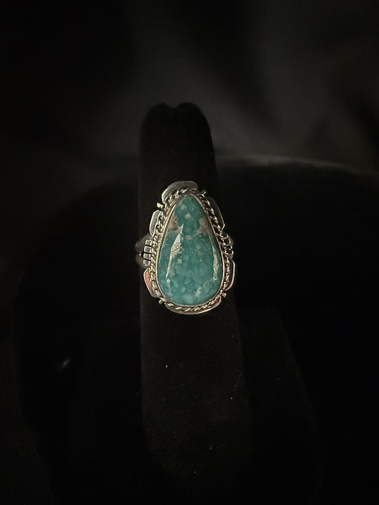 Turquoise/Sterling Silver Ring (Size 6)