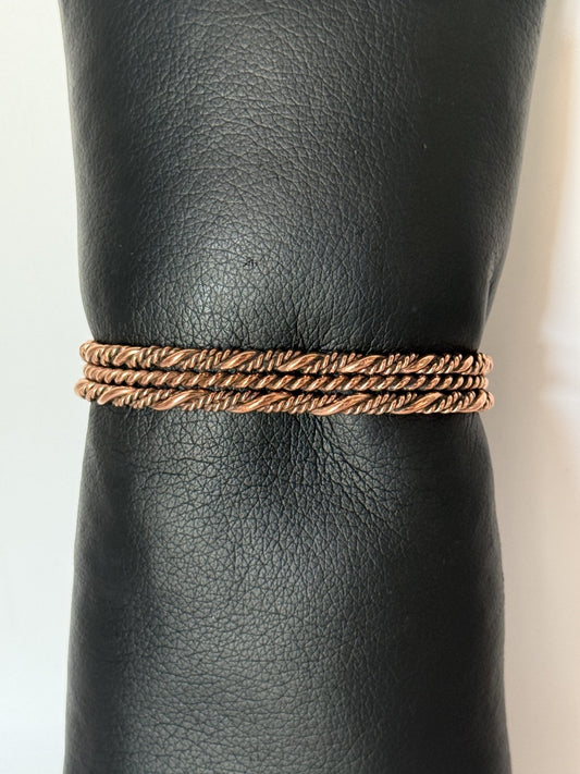 Twisted Copper Bracelet