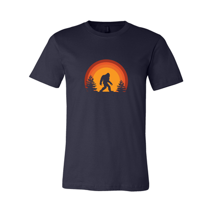 Sasquatch at Sunset - Premium Jersey T: Navy / XL