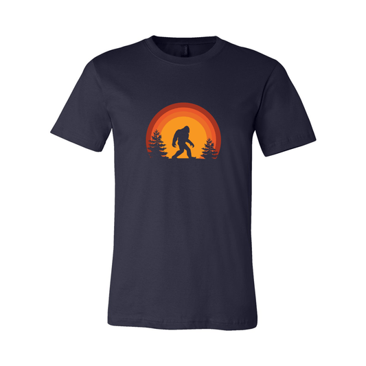 Sasquatch at Sunset - Premium Jersey T: Navy / 3XL