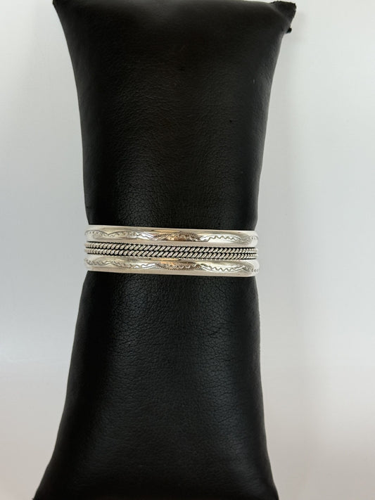 Navajo Sterling Silver Cuff Bracelet