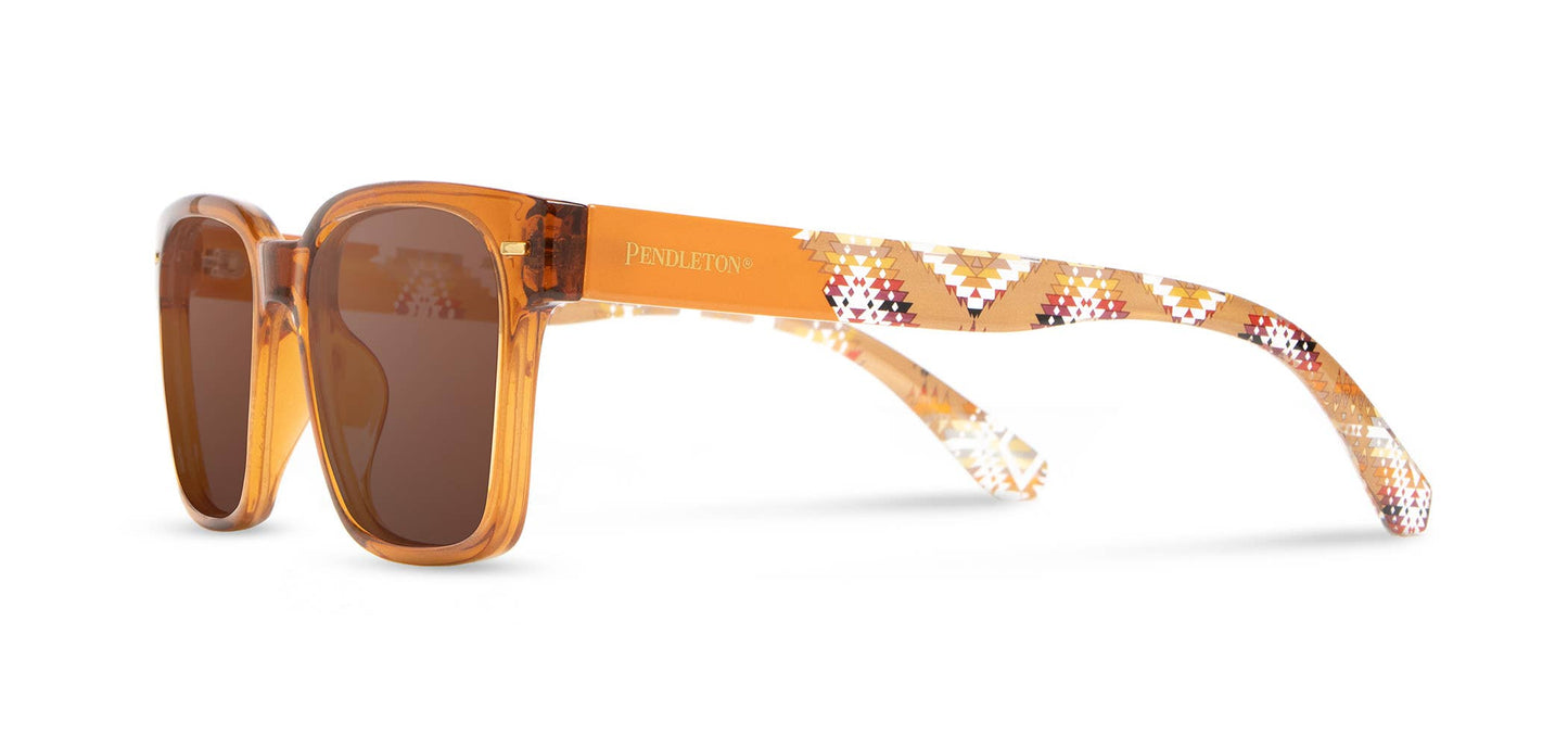 Pendleton Sunglasses - Coby: Brown Crystal / Mission Trails: Brown Polarized