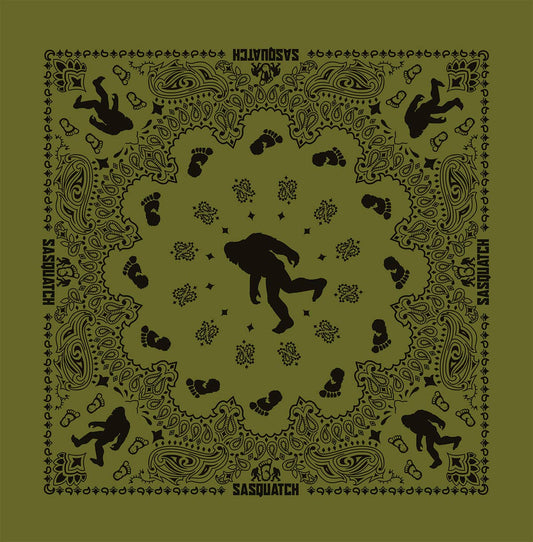 Bandana - 22" MADE IN USA - Big Foot Woods