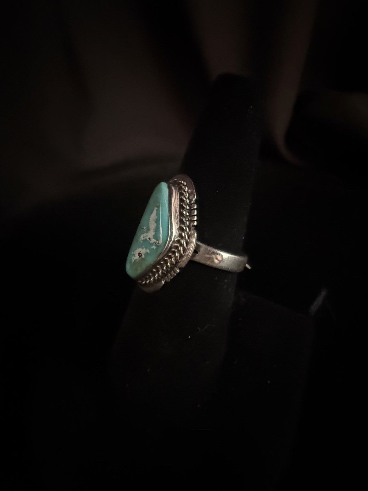 Turquoise/Sterling Silver Ring (Size 8)
