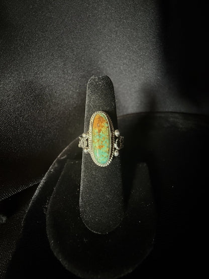 Turquoise/ Sterling Silver Ring (Size 6 1/2)