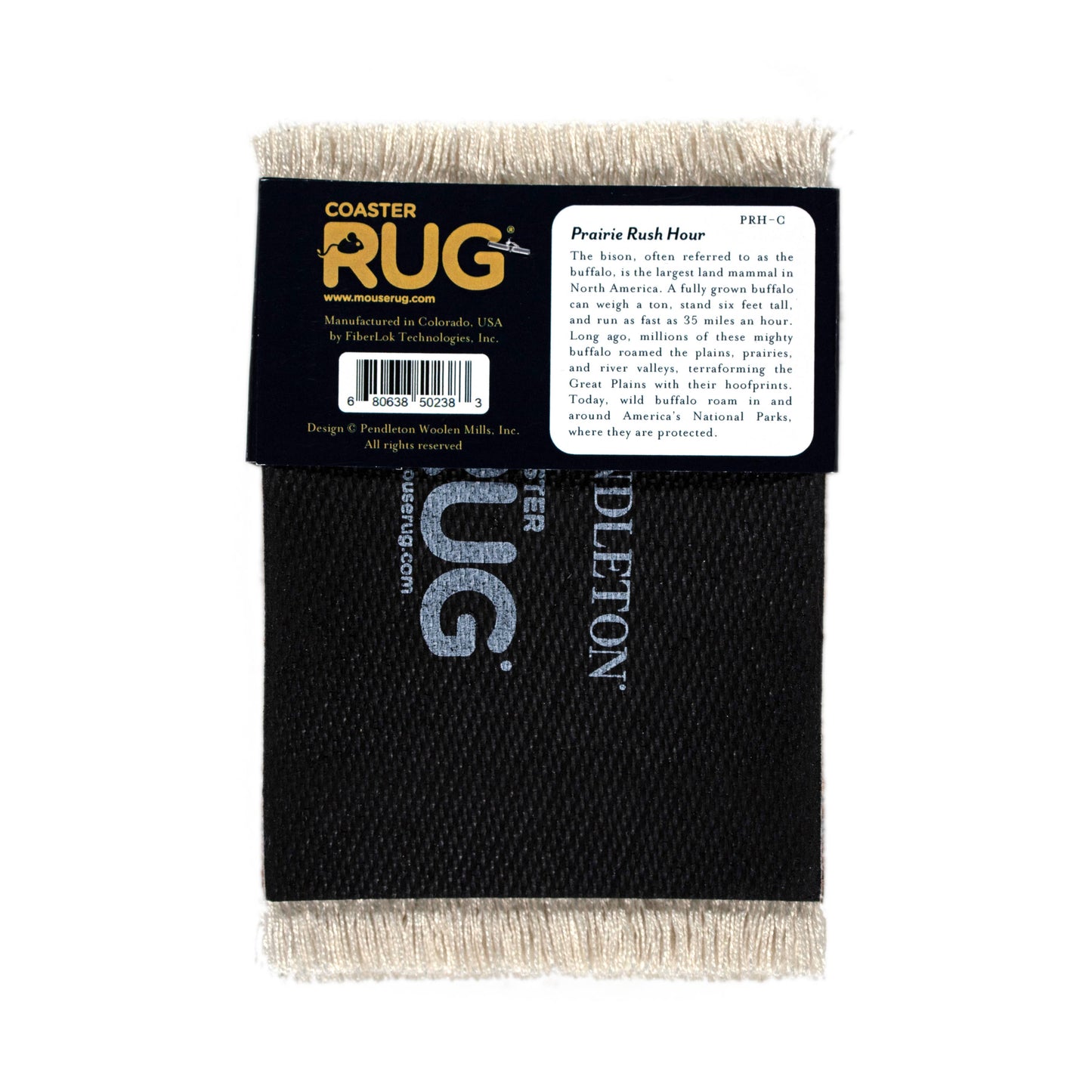 4 Pc CoasterRug Set Pendleton Prairie Rush Hour