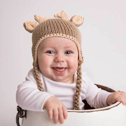 Buck Beanie Hat: M (6-24 Months)