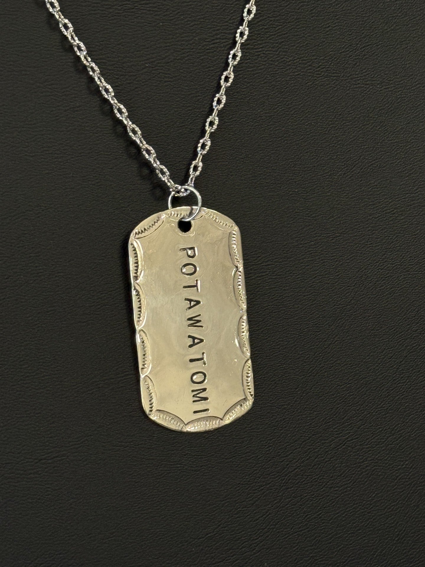Tribal Dog Tag Necklaces