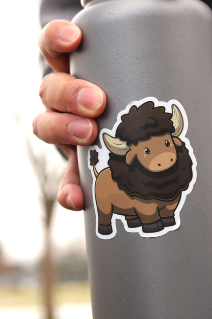 Buffalo Sticker | Cute Wild Animal Sticker