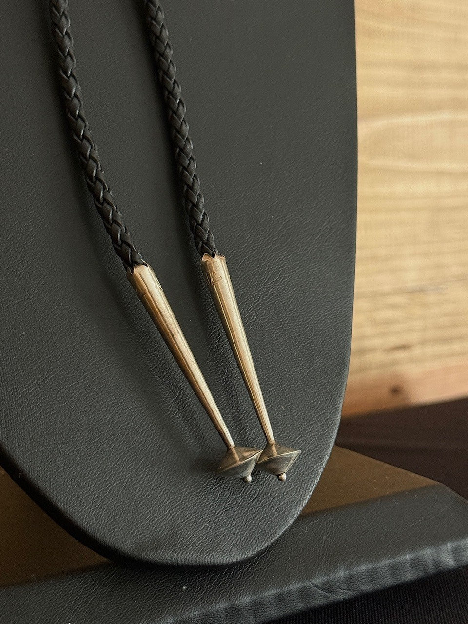 Pilot Mtn. Turquoise/Sterling Silver Bolo Tie